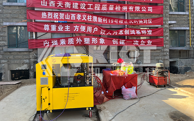 PLC synchronous lifting system is used for lifting correction in high-rise buildings