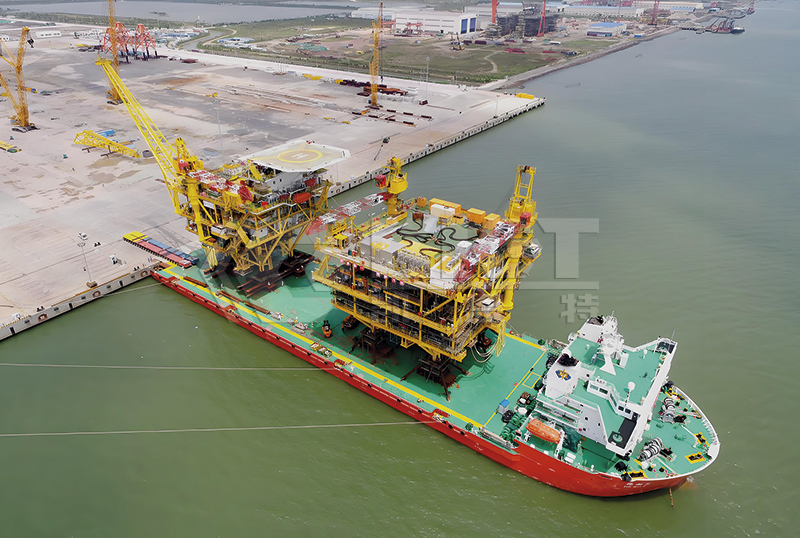 SPMT For Relocating Offshore Drilling Platform Modules