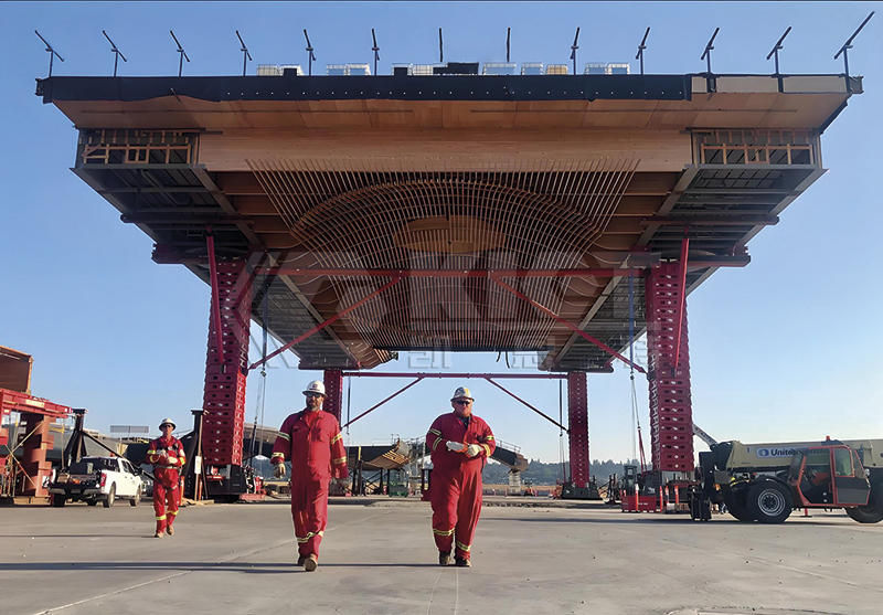 SPMT For Handling Airport Rooftops