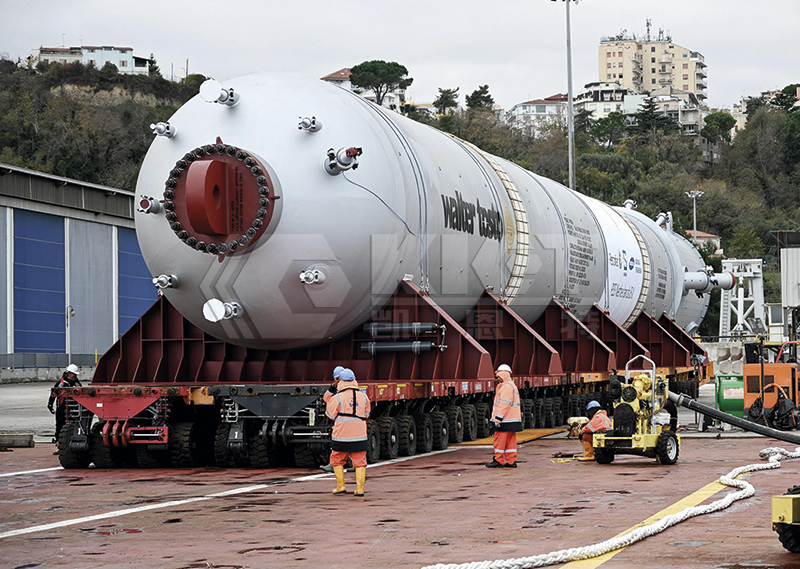 SPMT For Shipping Hydrogenation Reactors