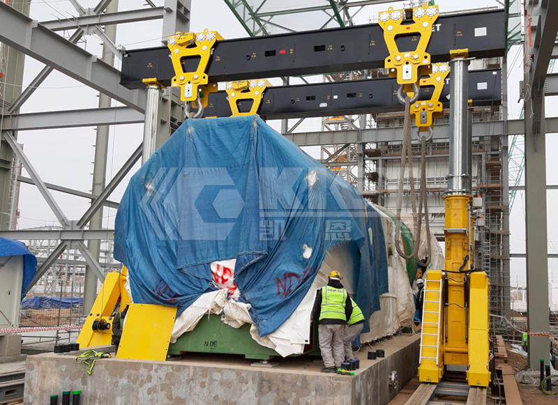 Hydraulic Gantry Crane For Lifting And Positioning Generators At Thermal Power Plants