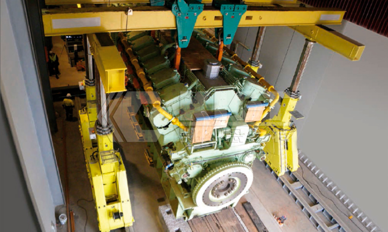 Hydraulic Gantry Crane For Lifting And Positioning Marine Diesel Engines