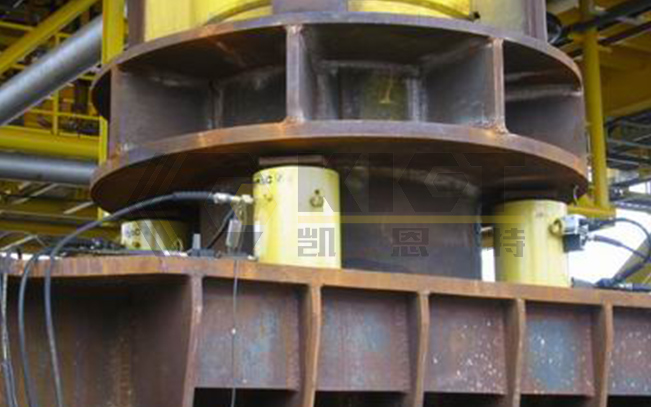 High-precision intelligent weighing hydraulic system applied to offshore oil platform weighing