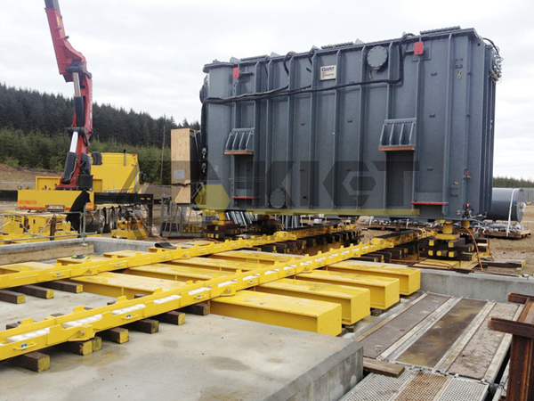 Light-Duty Hydraulic Skidding System for Transformer Movement