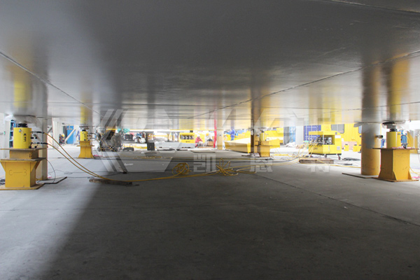 Synchronous Weighing of Steel Structures Using PLC Multi-Point Synchronous Weighing Equipment
