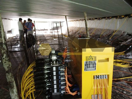 24-point PLC Synchronized Lifting System deployed on Beijing-Shanghai Expressway bridge rehabilitation
