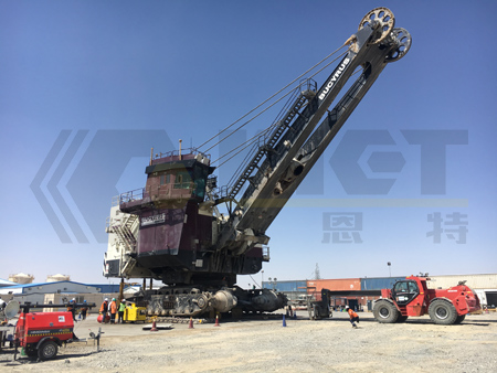 2700-ton Electric Shovel Synchronized Graded Lifting Equipment exported to Oyu Tolgoi Gold Mine (Mongolia)