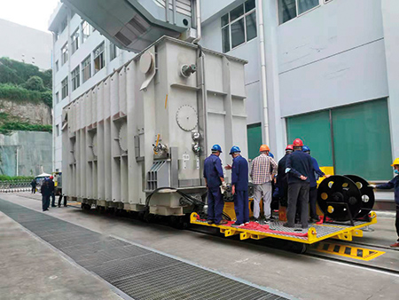 Transformer Smart Moving System deployed in confined-space maintenance at Three Gorges Hydropower Station