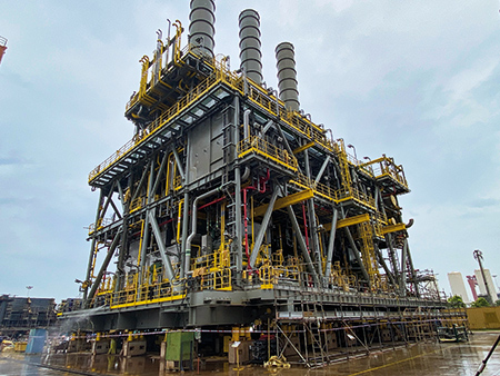 64-point Synchronized Weighing applied to FLNG facility at China Merchants Heavy Industry