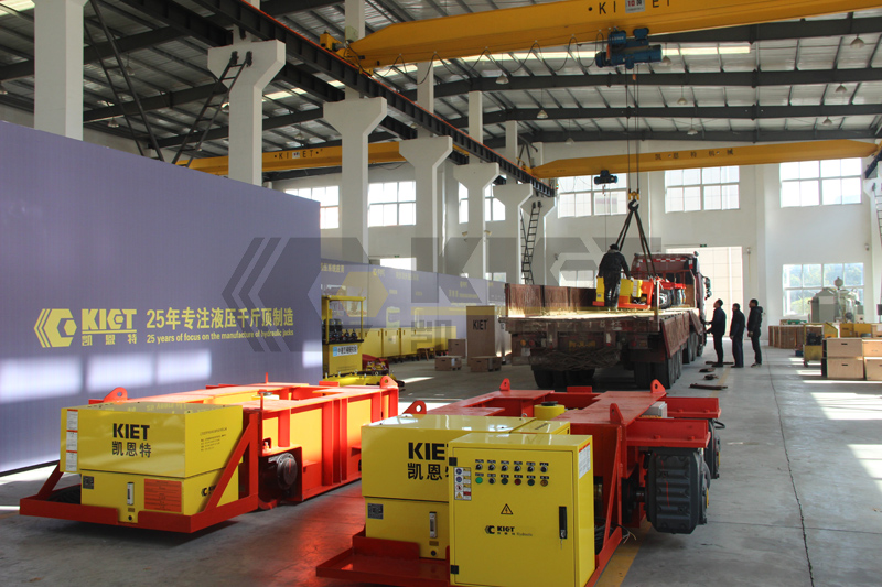 Shipment of 3D dimensional adjustment hydraulic equipment
