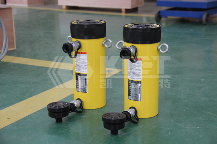 100 ton double acting hydraulic jack specification size