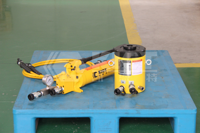 100 ton single acting nut locking hydraulic jack specification size