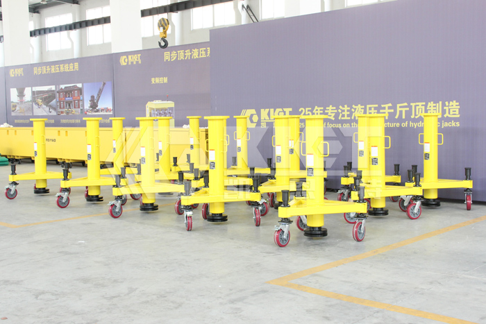 Movable mechanical piers