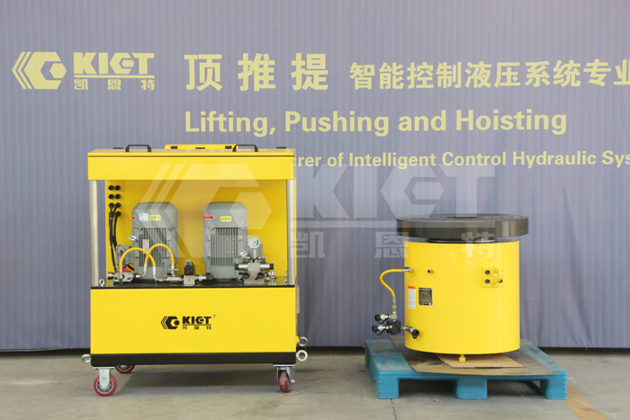 1200T hydraulic cylinder single point variable frequency speed control scheme