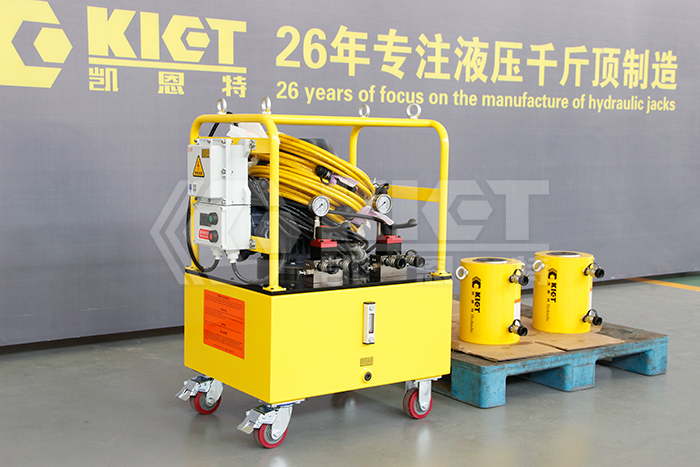 Explosion-proof motor dual-circuit electric hydraulic pump (Explosion-proof electric hydraulic pump)  Hydraulic cylinder one drive two configuration