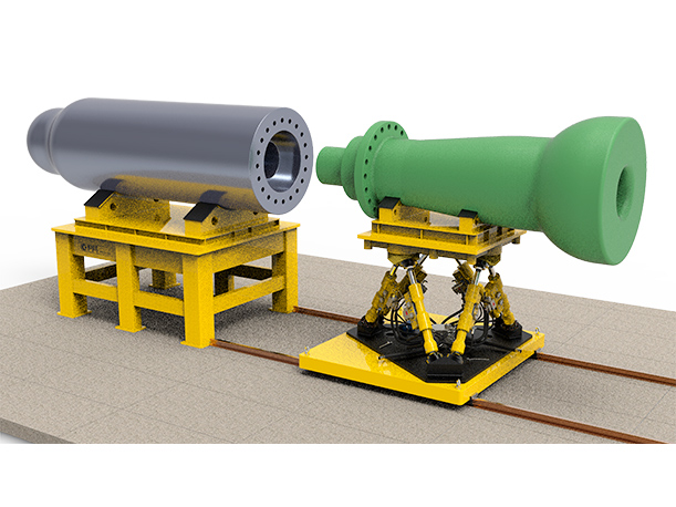 Six-dimensional Free Motion Hydraulic Platform