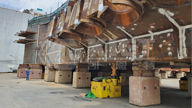 Shipbuilding in Motion: 3D Alignment System Adjusts Vessel Sections On Site
