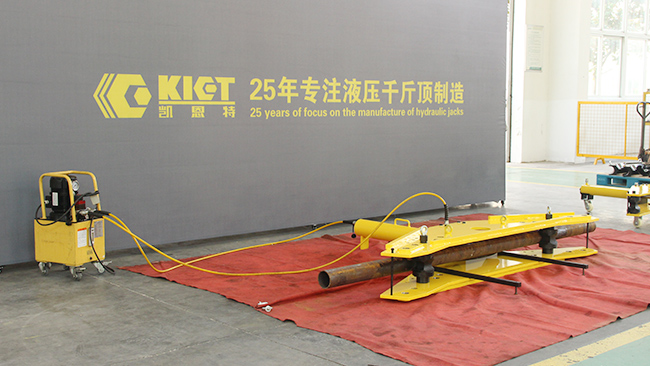 Bending with Precision: 6-Inch Hydraulic Pipe Bender Test Run
