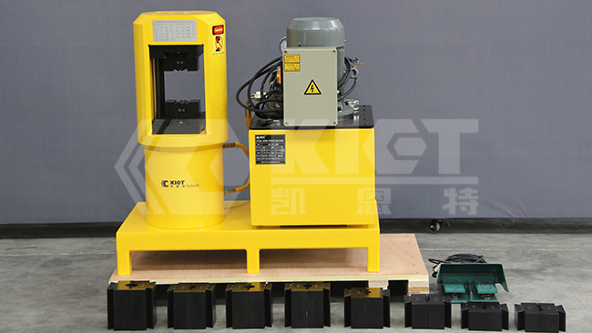 Crushing It: 200-Ton Wire Rope Swaging Machine Presses Aluminum Sleeves